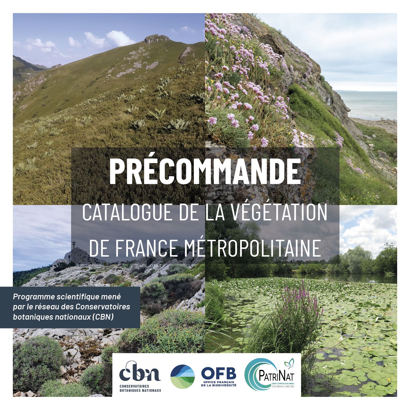 Le catalogue de la végétation de France métropolitaine est disponible en précommande.