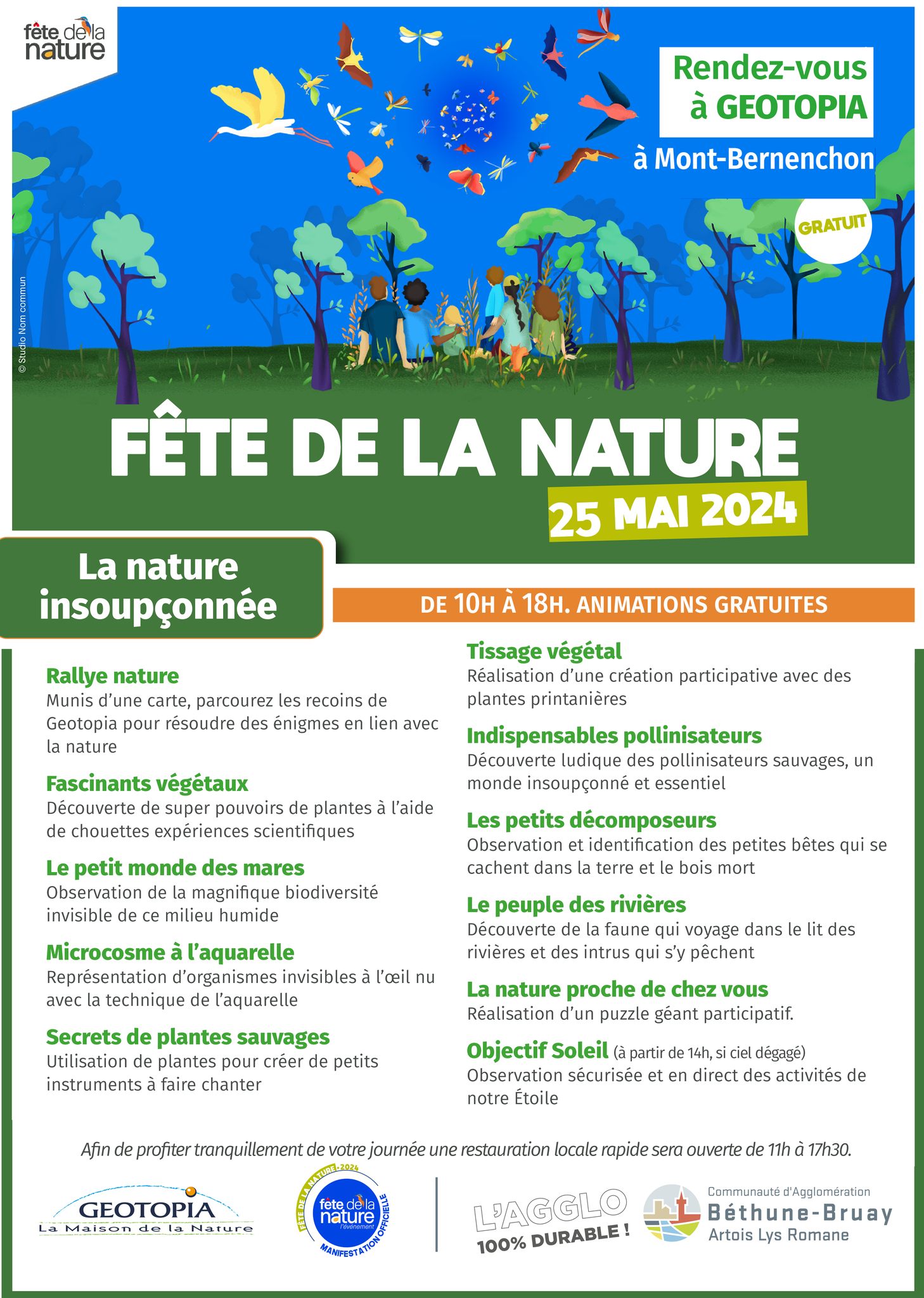 Fête de la nature à Géotopia (Mont-Bernanchon, Pas-de-Calais)