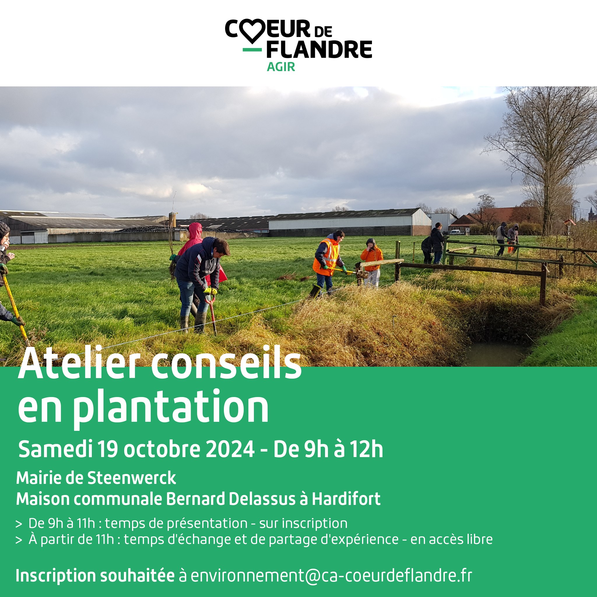 Atelier conseils en plantation à Steenwerck (Nord)